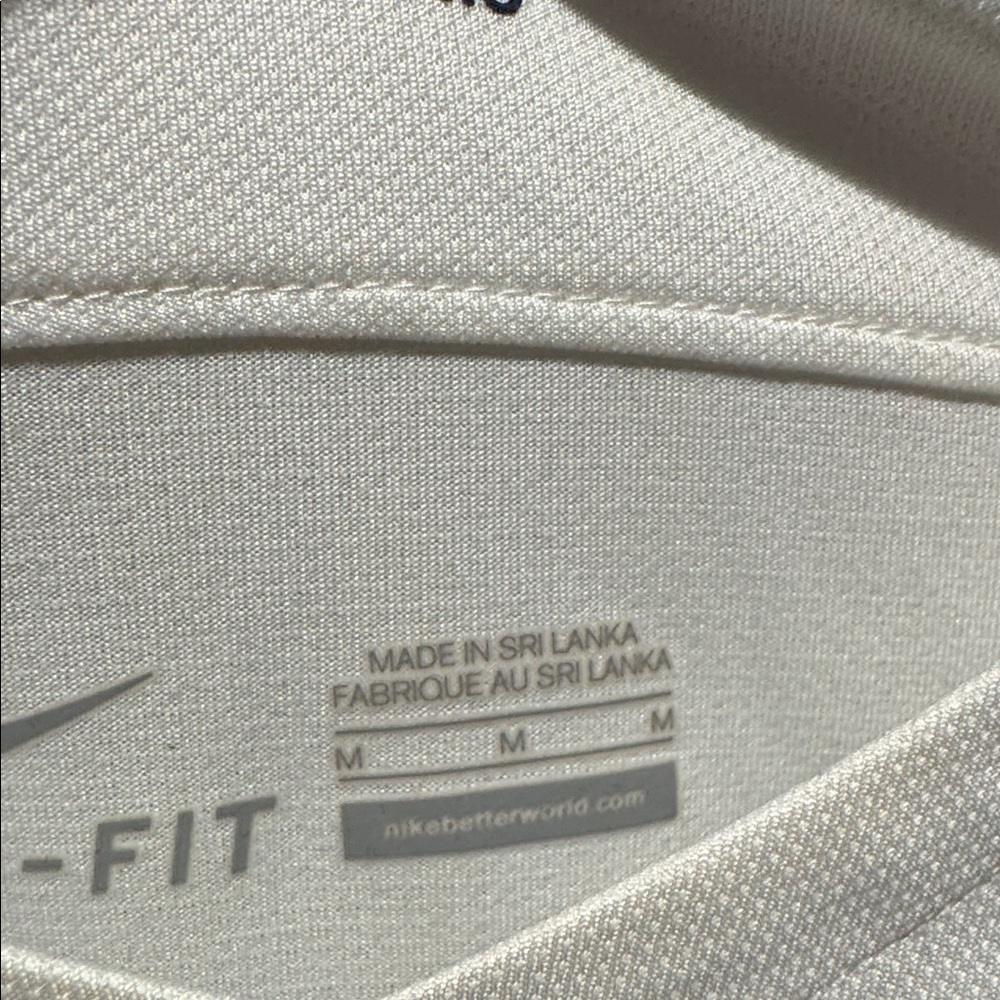 Nike PSG White Jersey with Red and Blue Accents - Picture 3 of 4